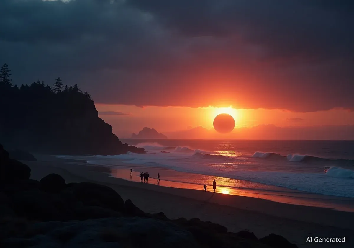 Partial Solar Eclipse to Occur Over Southern Hemisphere