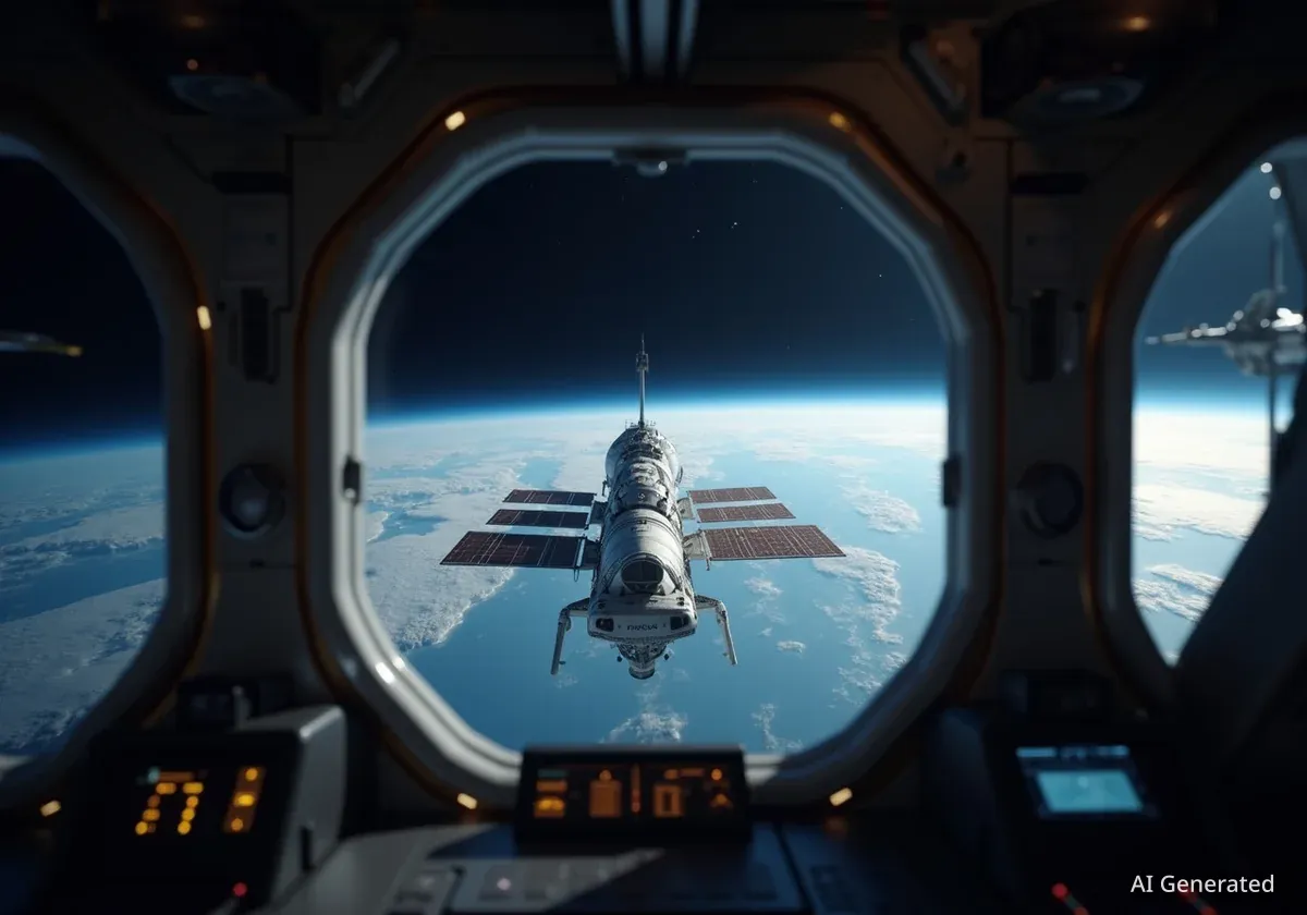 SpaceX Dragon Raises ISS Orbit After Initial Abort