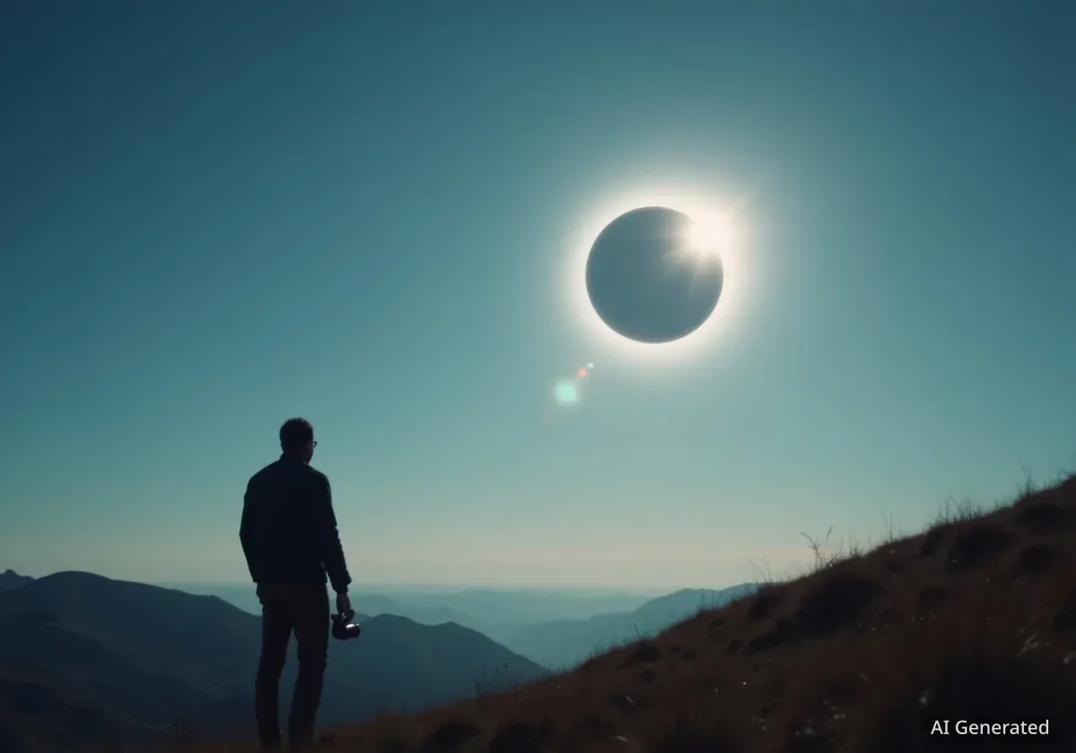 First Images of September 2025 Partial Solar Eclipse Revealed
