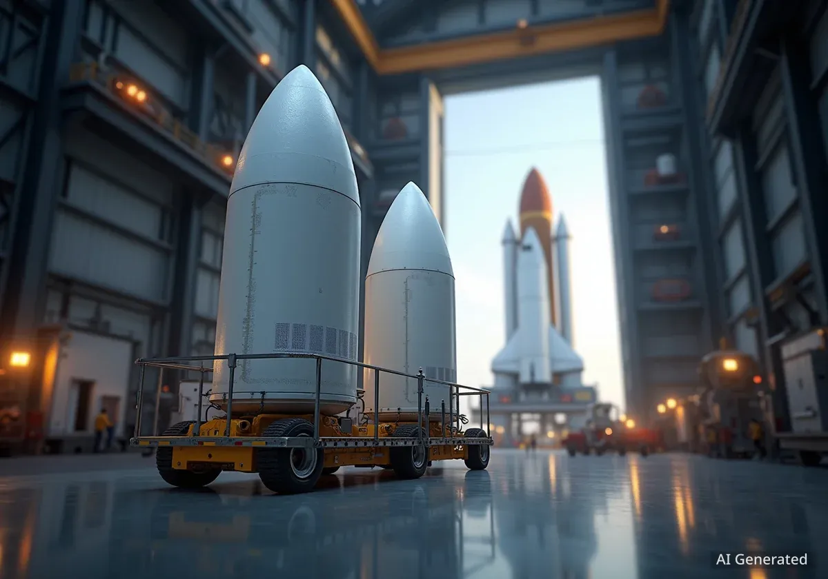 Twin Mars Probes Arrive in Florida for New Glenn Rocket Launch
