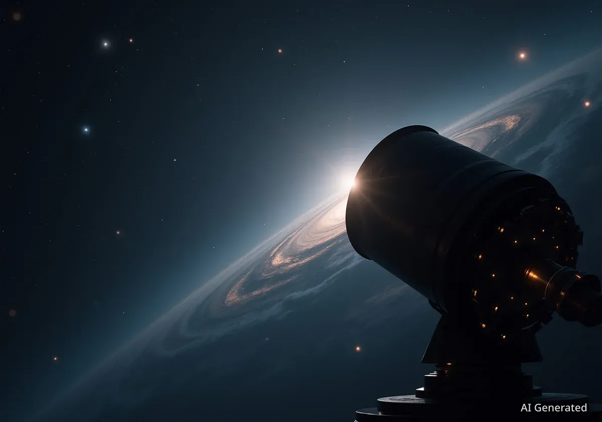 Hubble Observes White Dwarf Consuming Icy Celestial Body