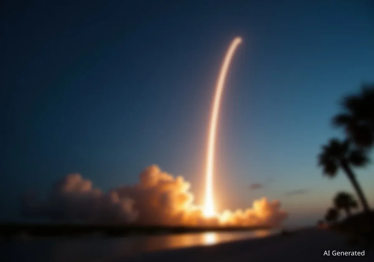SpaceX Falcon 9 Launch from Kennedy Space Center