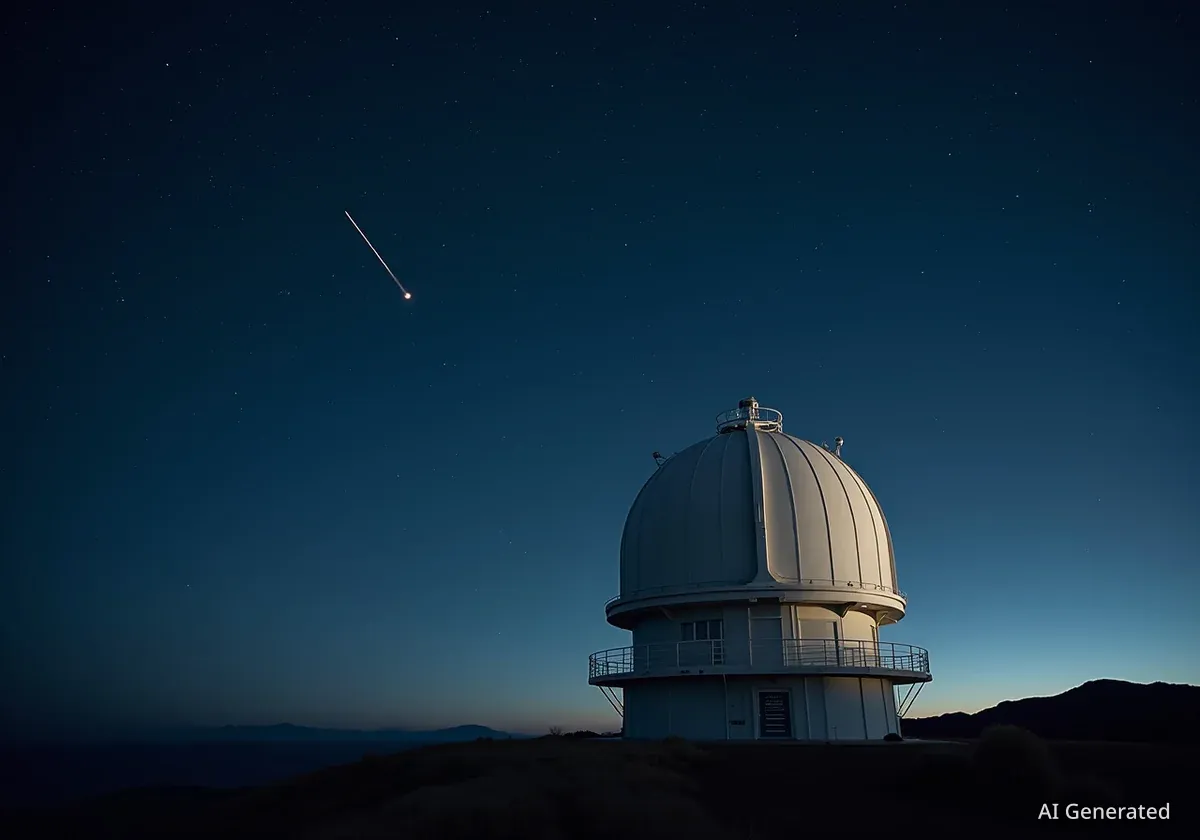 Satellite Streaks Disrupt Views from Gemini Telescope