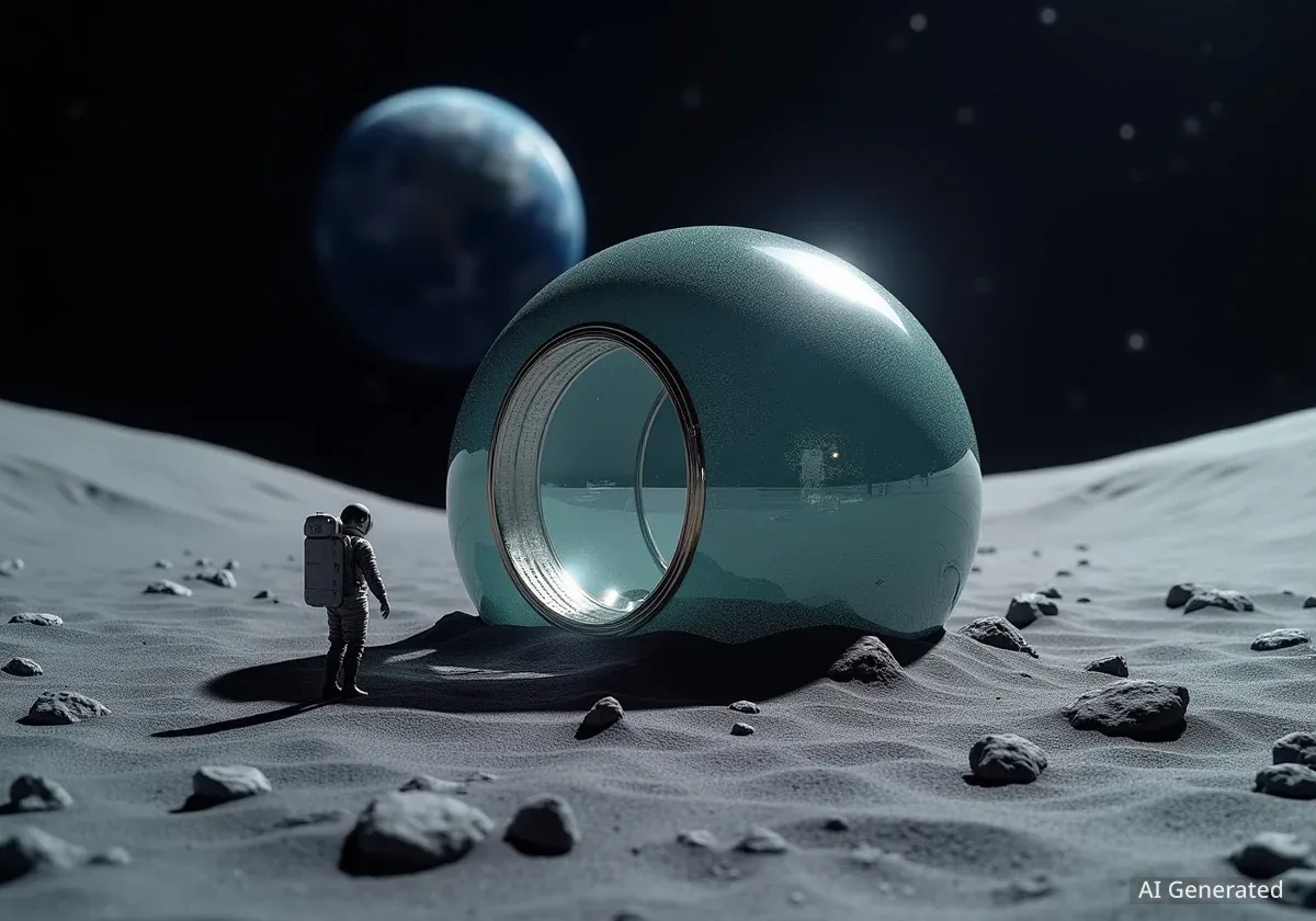 NASA Funds Glass Habitat Concept for Moon Missions