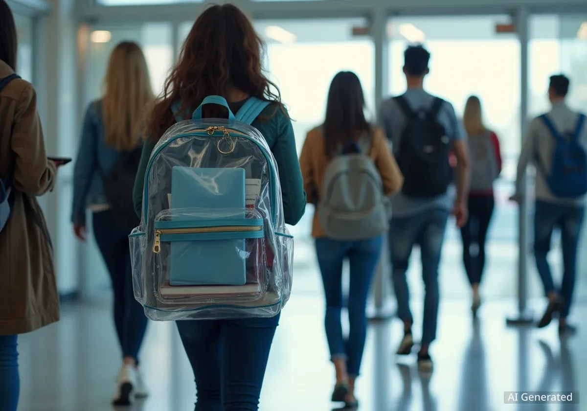 Clear Backpacks Gain Traction Amid New Security Policies
