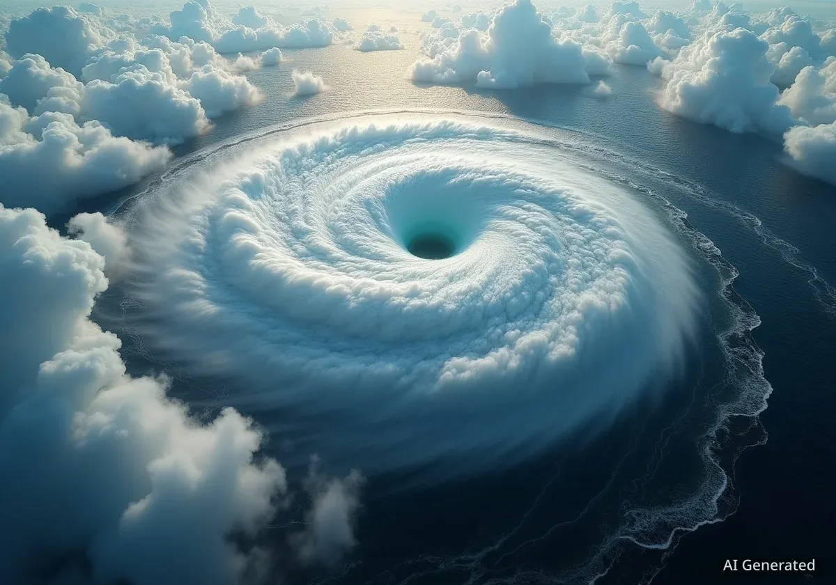 Satellite Captures Cyclone Errol's Rapid Intensification