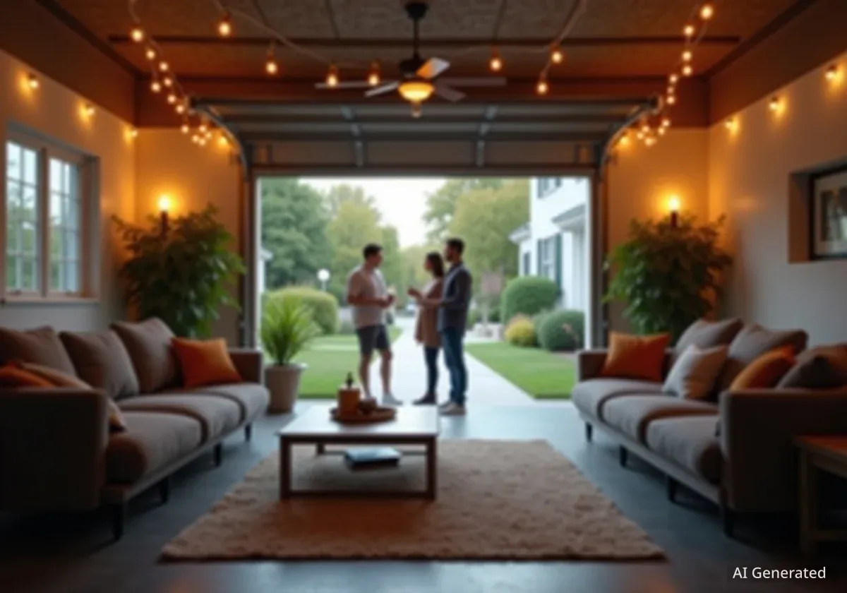 The Garage Gets a Second Act as a Social Hub