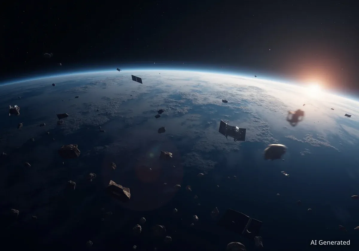Removing 50 Objects Could Halve Space Debris Collision Risk