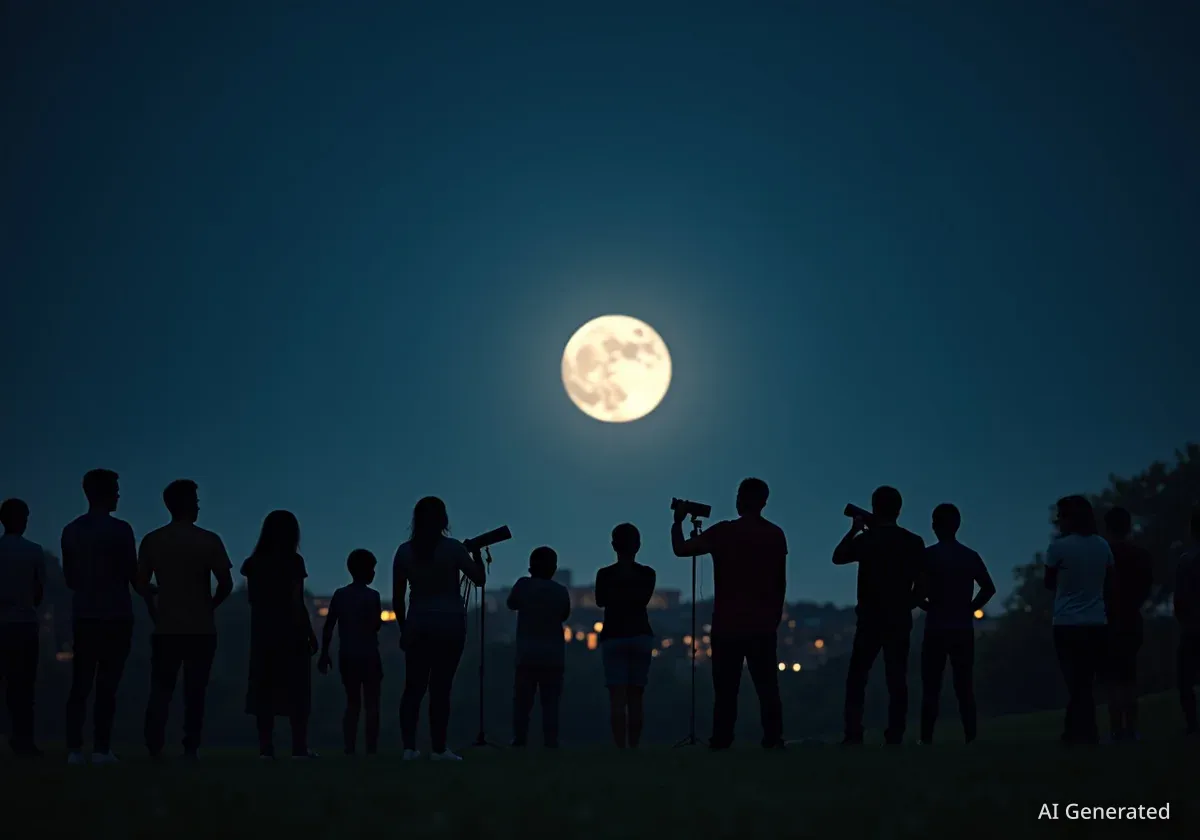 Gainesville Community Joins Global Moon Observation Event