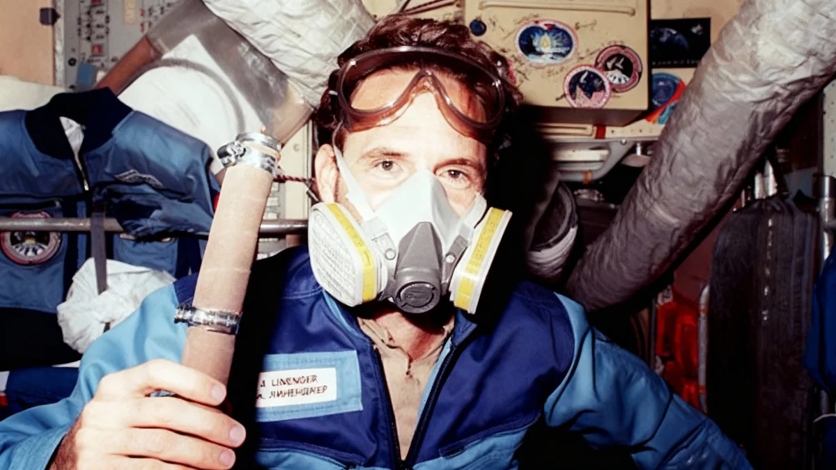 Astronaut Recalls Surviving Mir Space Station Fire