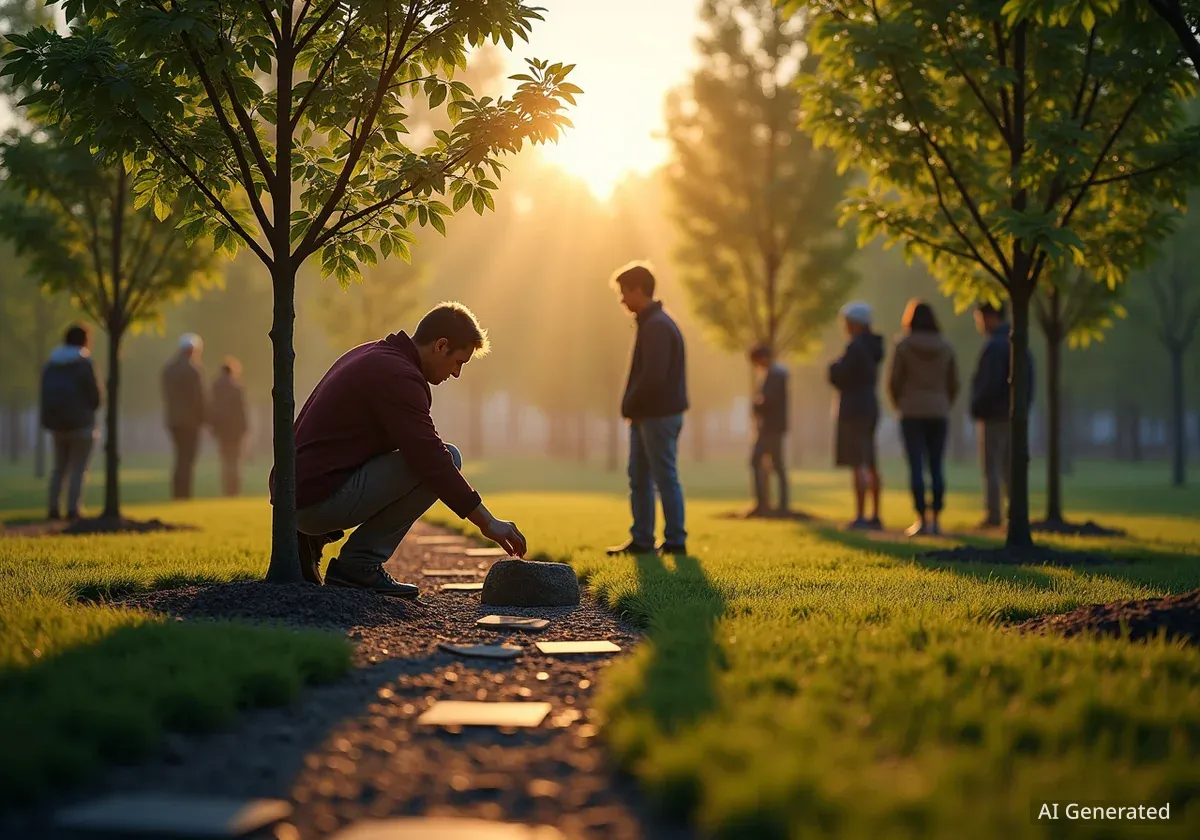 Audubon Community Creates Memorial Grove to Honor Young Lives