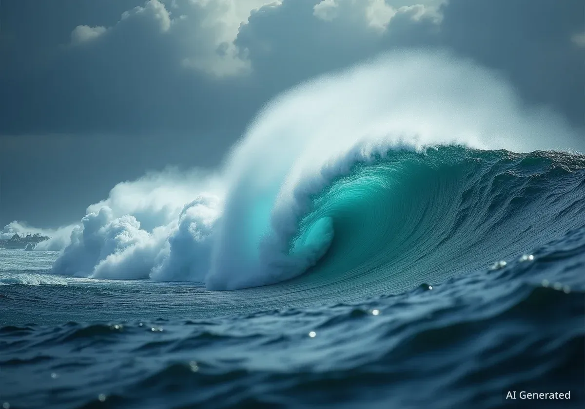 Satellites Track Record-Breaking Ocean Waves Across 15,000 Miles