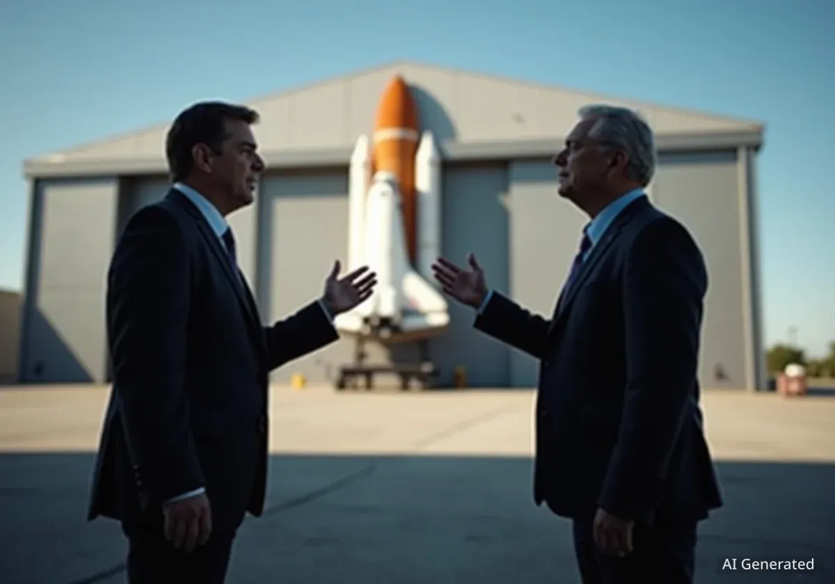 Senators Clash Over Plan to Move Space Shuttle Discovery