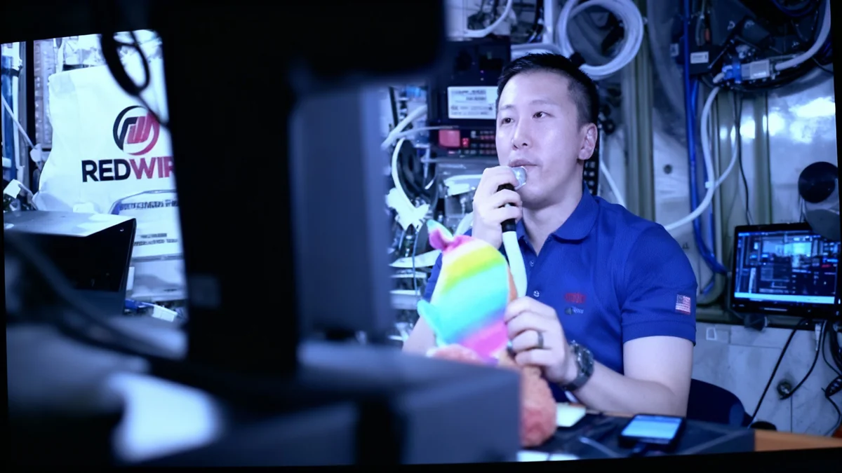 Warwickshire Scouts Speak with Astronaut on Space Station