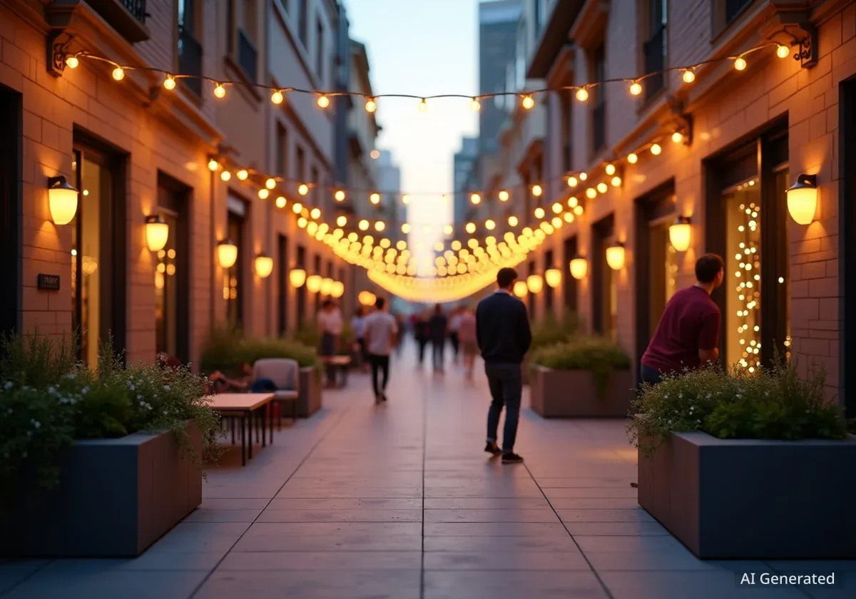 Omaha's Blackstone District Unveils New Alley Event Space