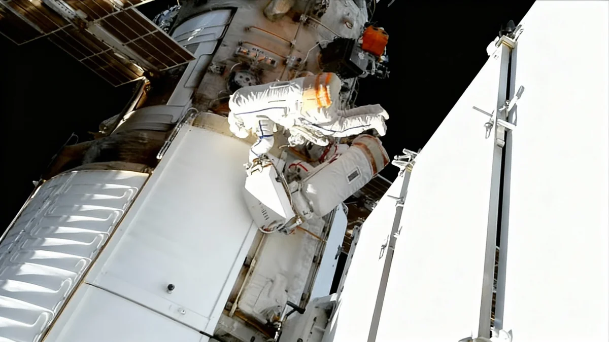 Cosmonauts Complete Spacewalk to Install New ISS Experiments