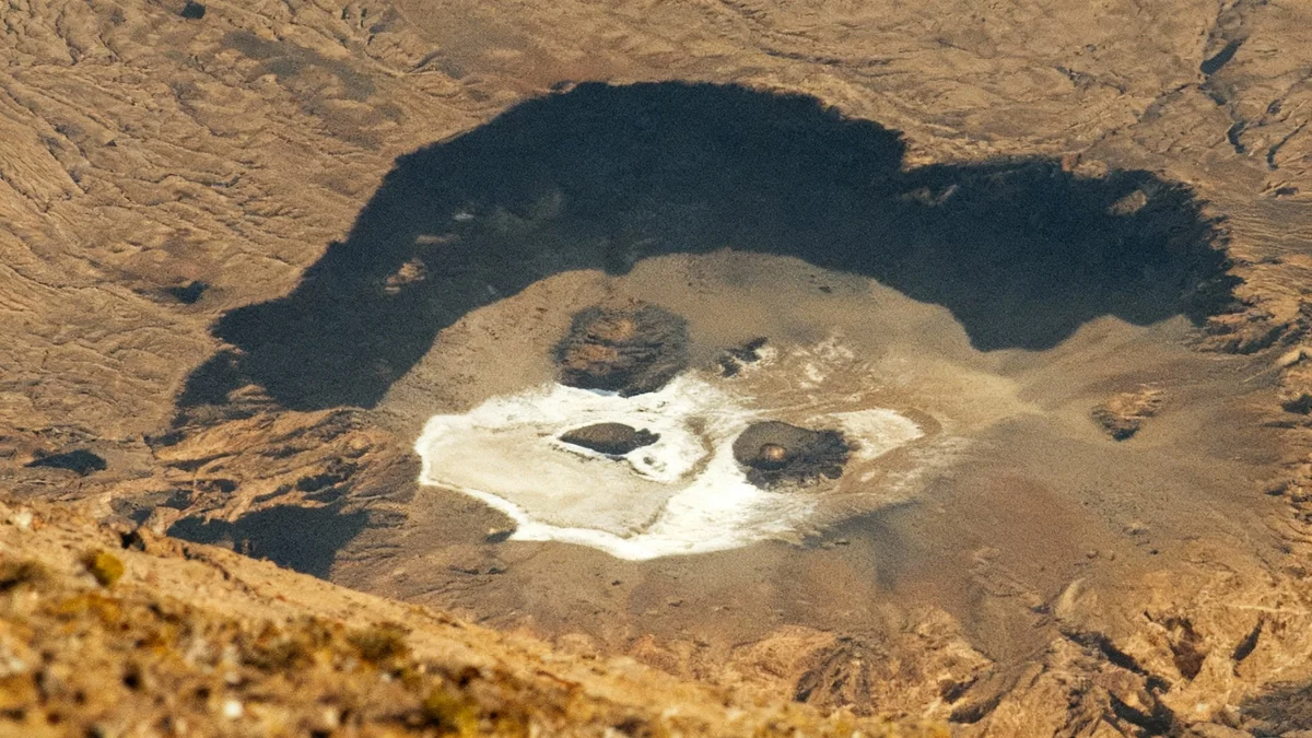 Astronauts Capture 'Skull' Staring From Sahara Desert