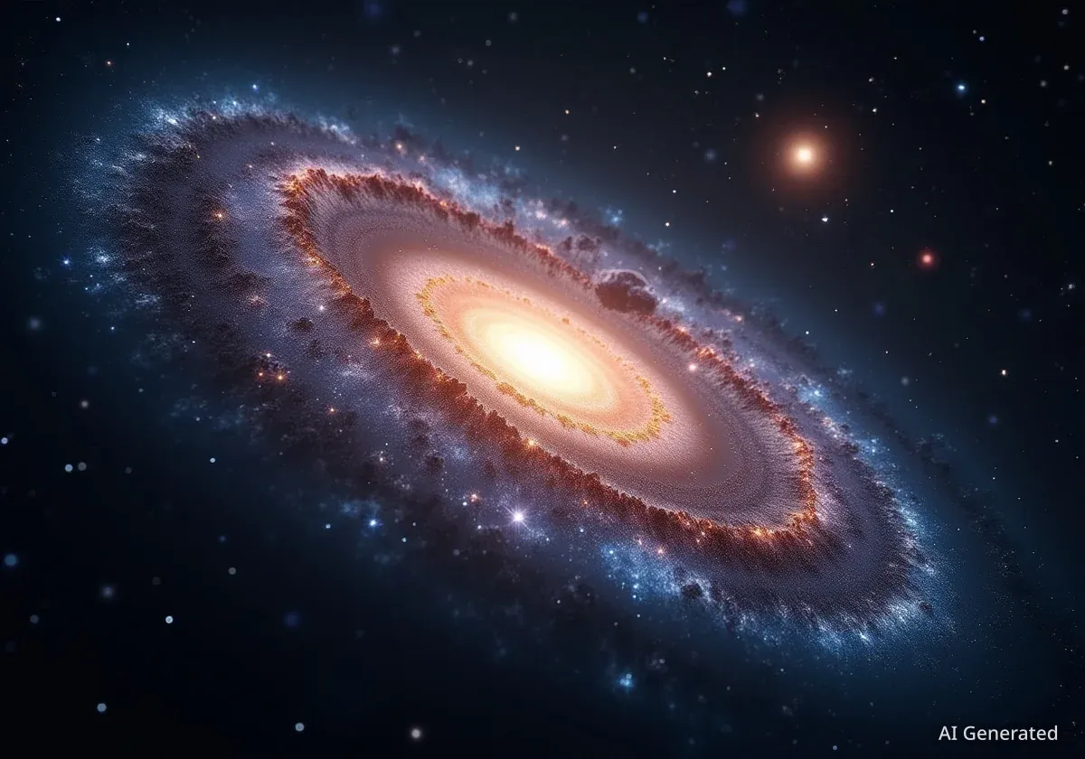 Hubble Captures Stellar Ages in Galaxy and a Surprise Asteroid