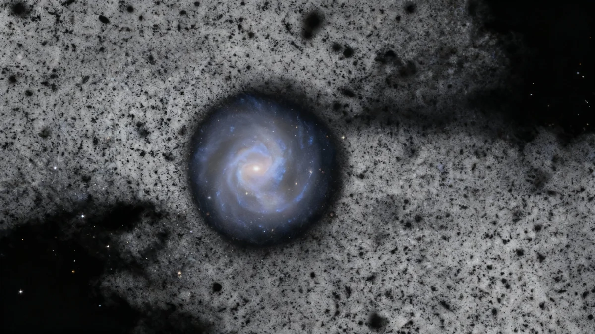 New Observatory Reveals Massive Star Stream Trailing Galaxy