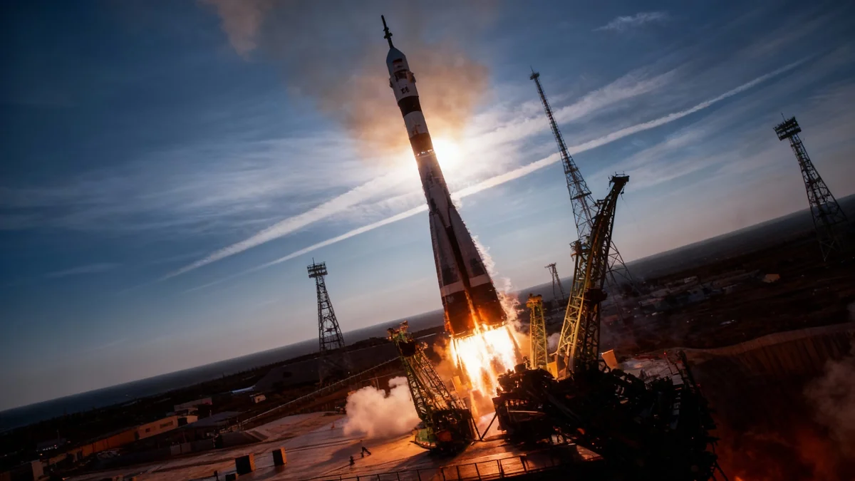 Russian Launchpad Damaged After ISS Mission