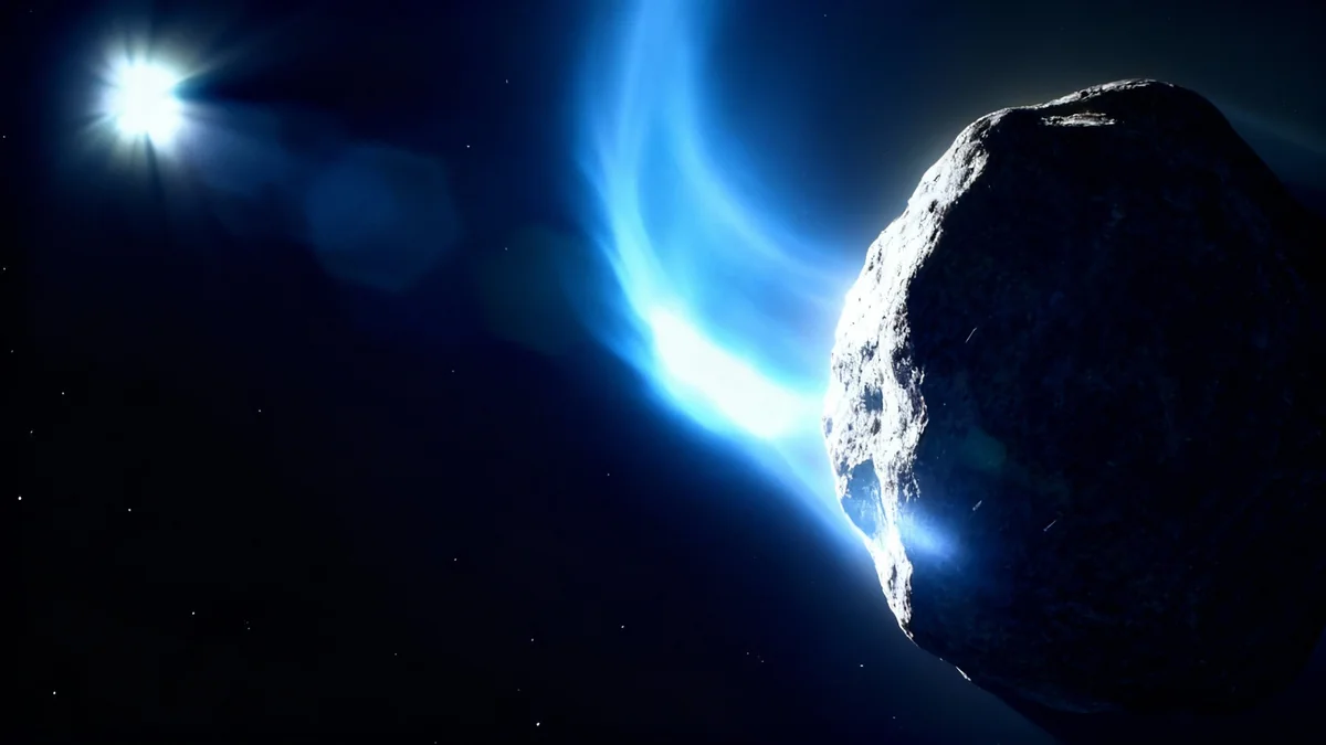 Interstellar Visitor Mysteriously Brightens Near the Sun