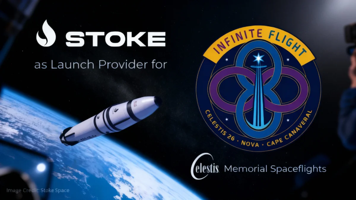 Celestis Plans Deep Space Memorial on Reusable Stoke Rocket